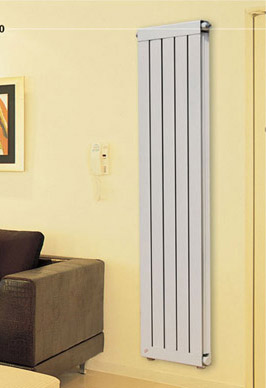 铜铝复合暖气片60x60卧室安装效果图