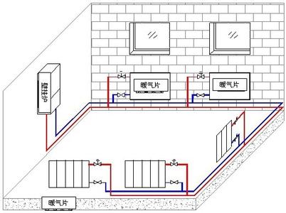 家用暖风机安装示意图图片