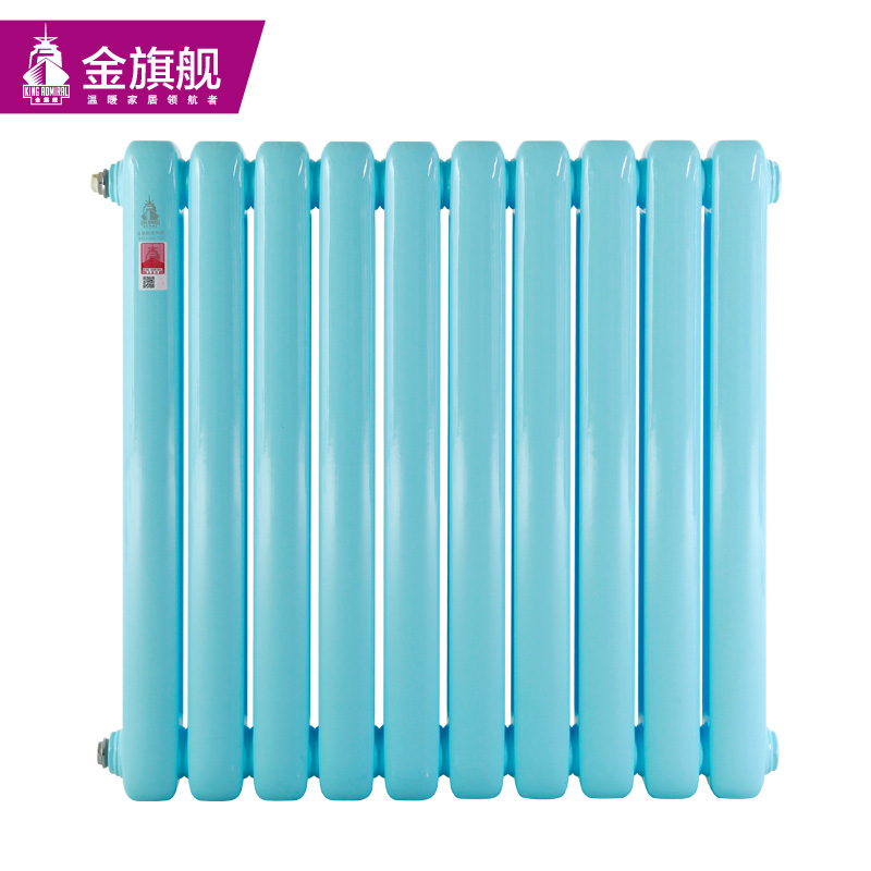 钢制暖气片/散热器60×30新平头蓝色
